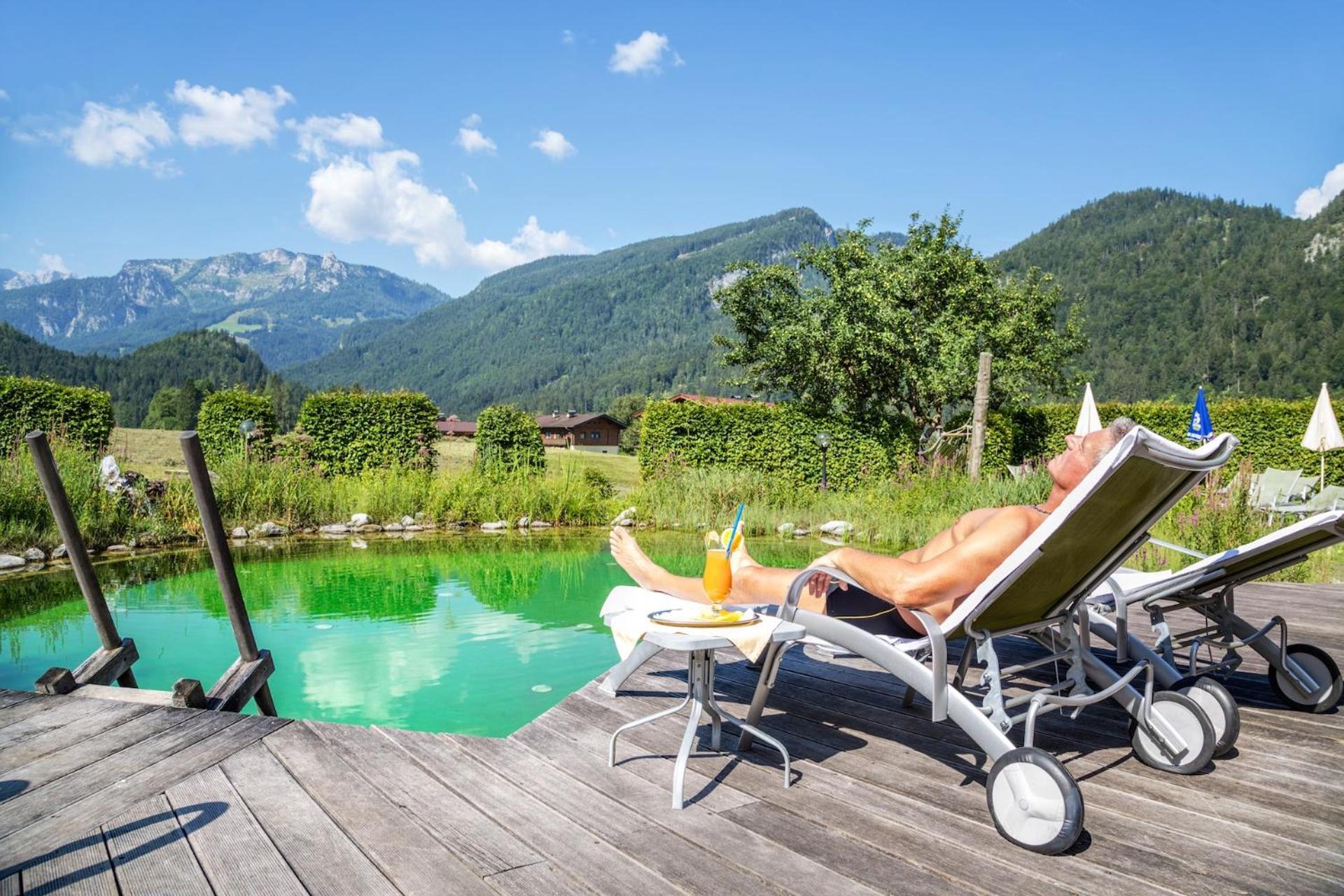 Hotel Vitaloase zu den drei Brüdern Unken Exterior foto